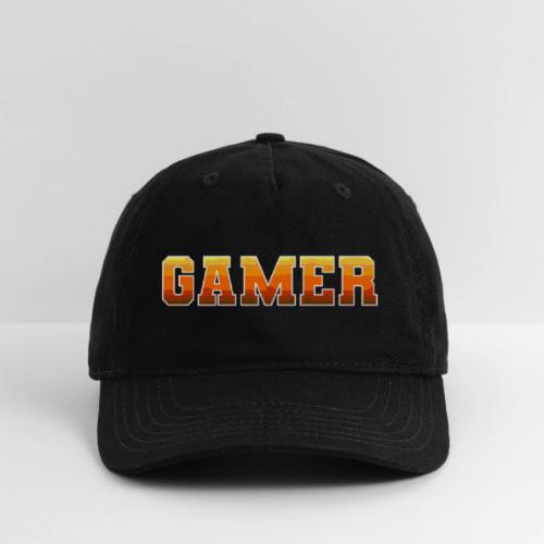 Gamer Varsity Gradient Design for Apparel - Organic Baseball Cap