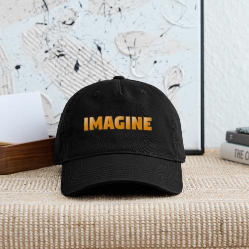 Imagine Word Art – Creative Gradient Design - Organic Baseball Cap