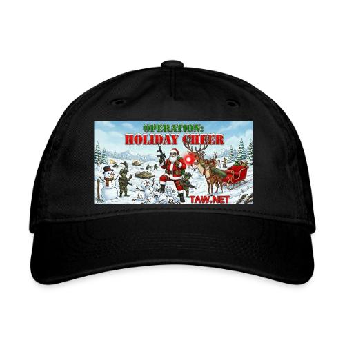 santa shop - Organic Baseball Cap