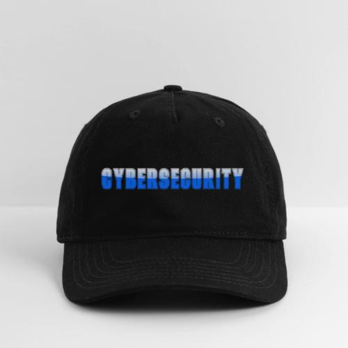 Cybersecurity Word Art Design - Organic Baseball Cap