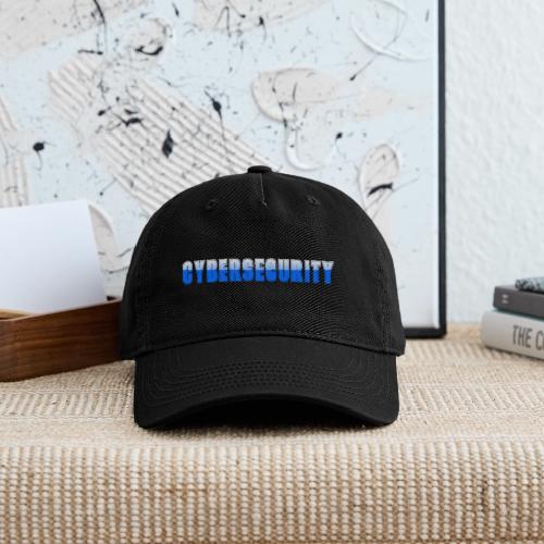 Cybersecurity Word Art Design - Organic Baseball Cap