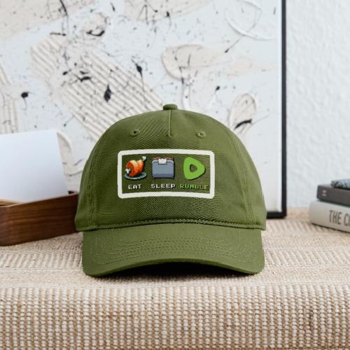 Eat Sleep Rumble merch - Organic Baseball Cap