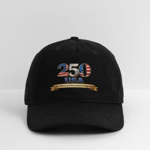 250 USA Liberty Banner - Organic Baseball Cap