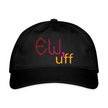 ew - Organic Baseball Cap - black - Front