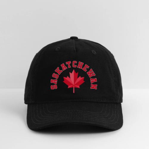 Saskatchewan with maple leaf - Organic Baseball Cap