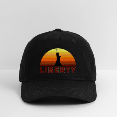 USA: Sunset Liberty Bold - Organic Baseball Cap
