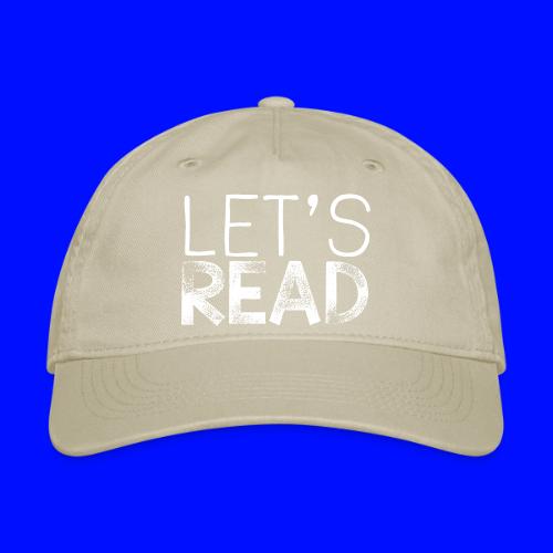 Let's Read Teacher Pillow Classroom Library Pillow - Organic Baseball Cap