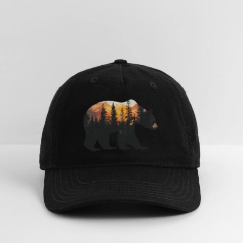 Bear: Sunset Guardian - Organic Baseball Cap
