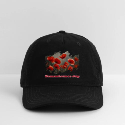 Remembrance Day with poppies - Organic Baseball Cap