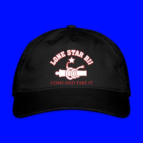 LONE STAR BRAZILIAN JIU-JITSU - Red and white - Organic Baseball Cap