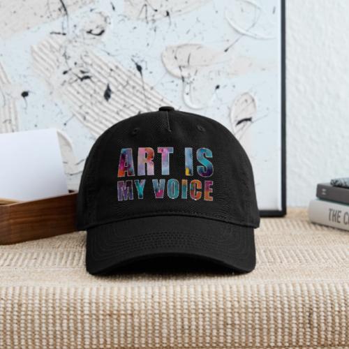 Art Is My Voice - Organic Baseball Cap