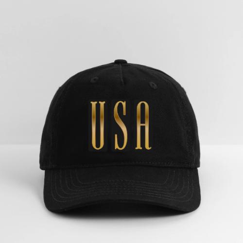 USA Gold Monolith - Organic Baseball Cap