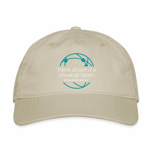 tshirt op donker blue png - Organic Baseball Cap