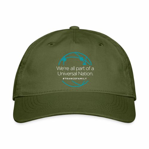 tshirt op donker blue png - Organic Baseball Cap