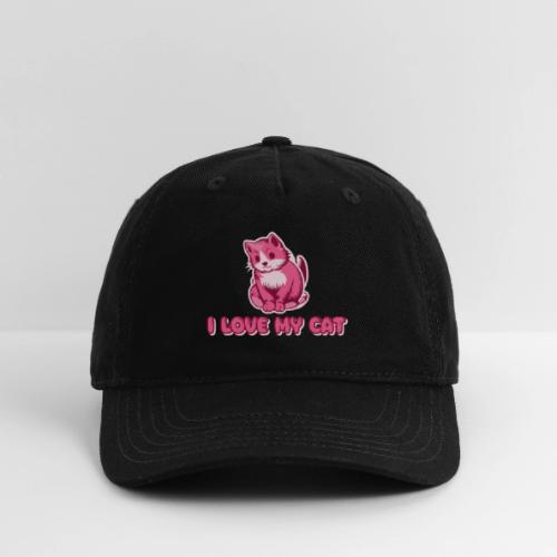 I love my cat - Organic Baseball Cap
