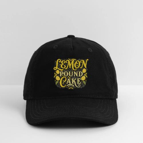 Lemon Pound Cake Vintage Flourish - Organic Baseball Cap