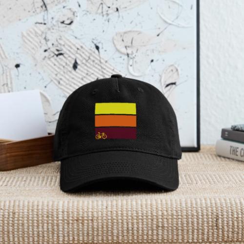 tricolor with bicycle - Organic Baseball Cap