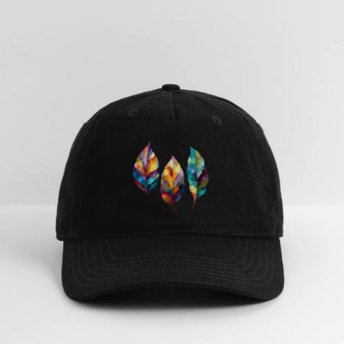 Art: Colorful Leaf Harmony - Organic Baseball Cap
