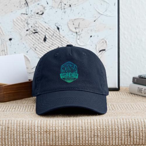 Leave It Better Than You Found It - cool gradient - Organic Baseball Cap