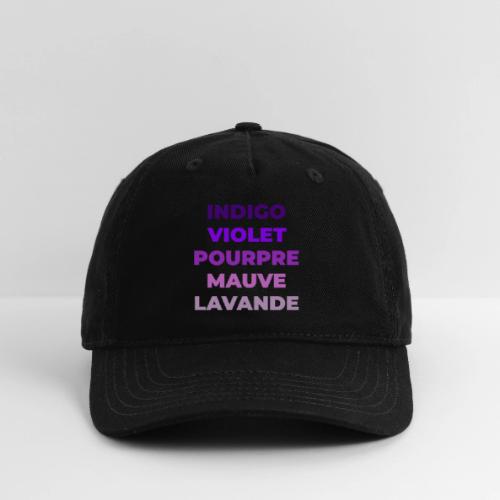 Shades of purple - Organic Baseball Cap