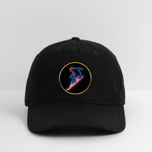 Snowboarding: Neon Snow Drift - Organic Baseball Cap