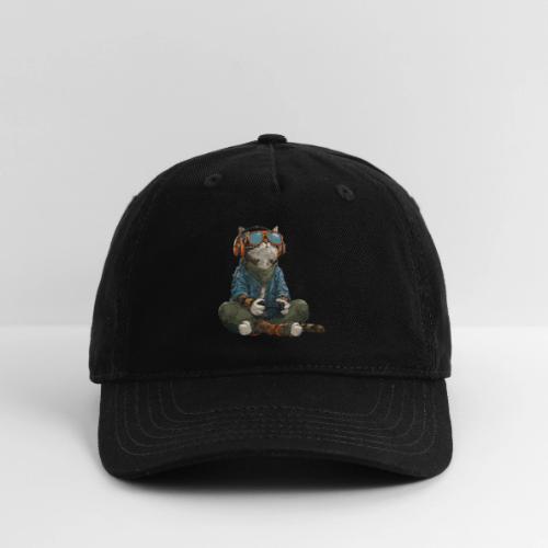 Cat: Purrfect Player - Organic Baseball Cap