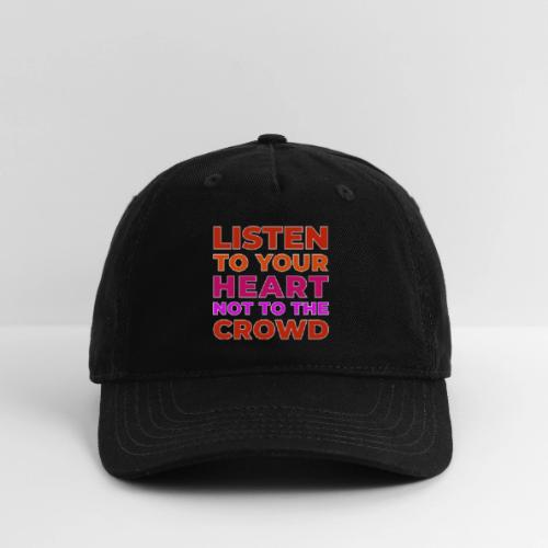 Heart Over Hype - Organic Baseball Cap