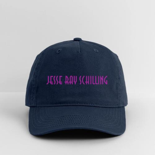 jesse ray schilling text logo - Organic Baseball Cap