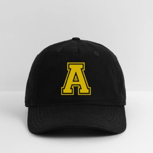 Letter A – Capital Athletic Alphabet Monogram - Organic Baseball Cap