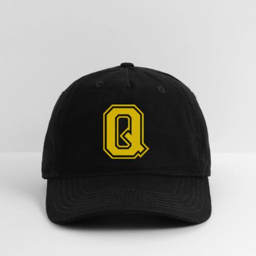 Letter Q – Capital Athletic Alphabet Monogram - Organic Baseball Cap