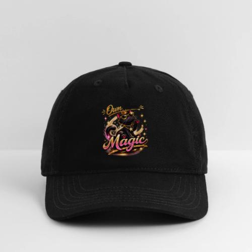 Own Your Magic – Glam Black Cat - Organic Baseball Cap