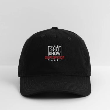 "Shit Show Supervisor" Funny Baseball Cap - Adjustable Trucker Hat For Men, Women, Boss, Teacher (White) - View #8