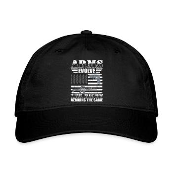 Gun Owner Second Amendment Gun Enthusiast Pro Gun - Organic Baseball Cap - black - Front