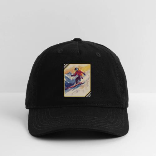 Skiing Through Snow Dreams - Organic Baseball Cap