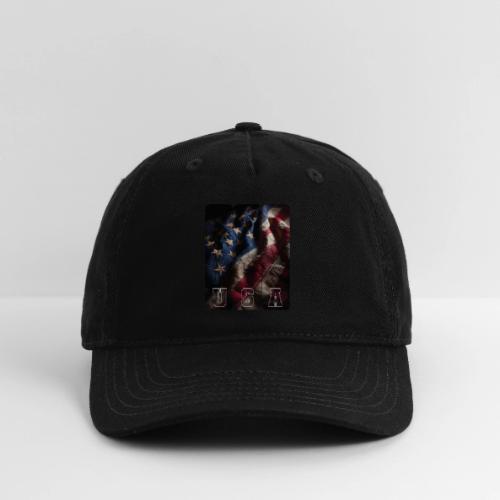 USA: Worn Stars and Stripes - Organic Baseball Cap