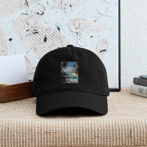 Tropical Island Paradise Ocean Design - Organic Baseball Cap
