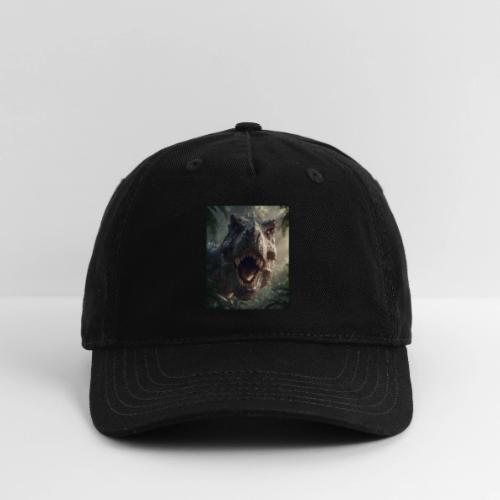 T Rex Jungle Roar Design - Organic Baseball Cap