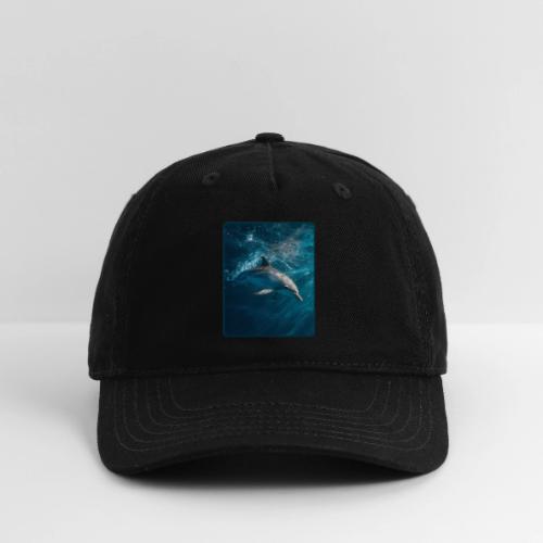 Dolphin Sunlit Ocean Serenity Design - Organic Baseball Cap