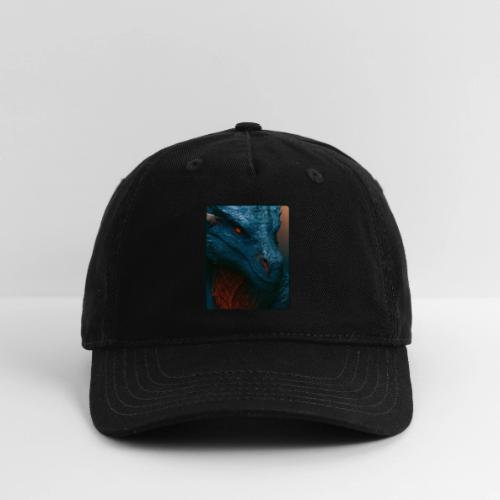 Turquoise Dragon Fire Eye Design - Organic Baseball Cap