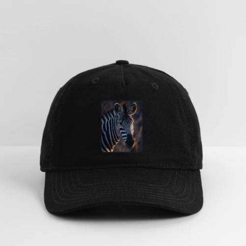 Majestic Zebra Sunset Portrait Design - Organic Baseball Cap