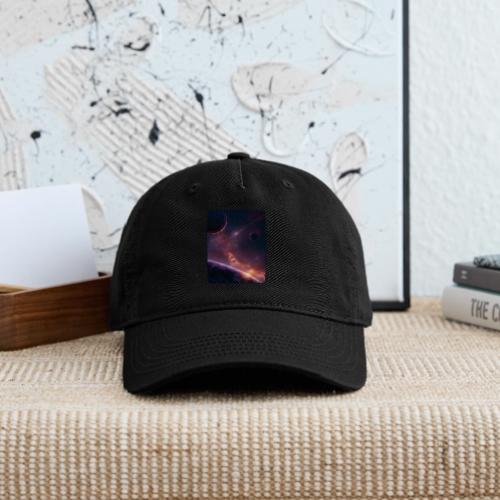Cosmic Sunset Nebula Space Art - Organic Baseball Cap
