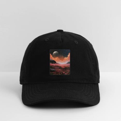 Moonlit Fantasy Flower Landscape - Organic Baseball Cap