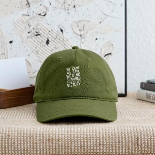 Dink Your Way to Victory! Funny Pickleball Design - Organic Baseball Cap