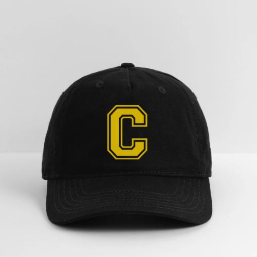 Letter C – Capital Athletic Alphabet Monogram - Organic Baseball Cap