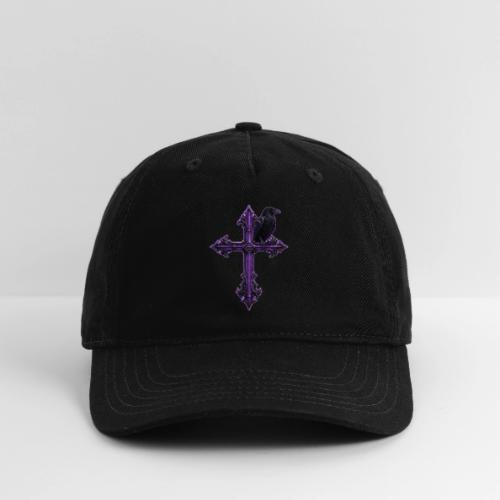 Gothix Raven Cross - Organic Baseball Cap