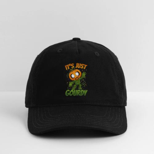 Cute Pumpkin Monster “It’s Just Gourdy” Funny - Organic Baseball Cap