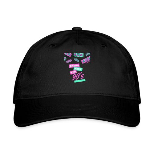 Bring Back The 90s Nostalgia Design| Retro 90s Art - Organic Baseball Cap
