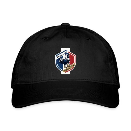 France Rooster T-Shirt, Bleu-Blanc-Rouge gift - Organic Baseball Cap