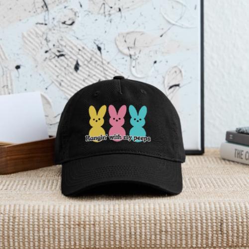 Hangin' with my peeps - Organic Baseball Cap
