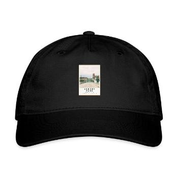 Asbury Park - Organic Baseball Cap - black - Front